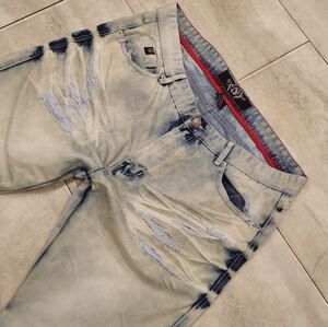 Switch Remarkable Slim Stressed Ripped Jean 40 × 32
